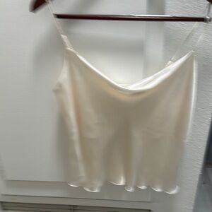 Elegant Cream Satin Camisole